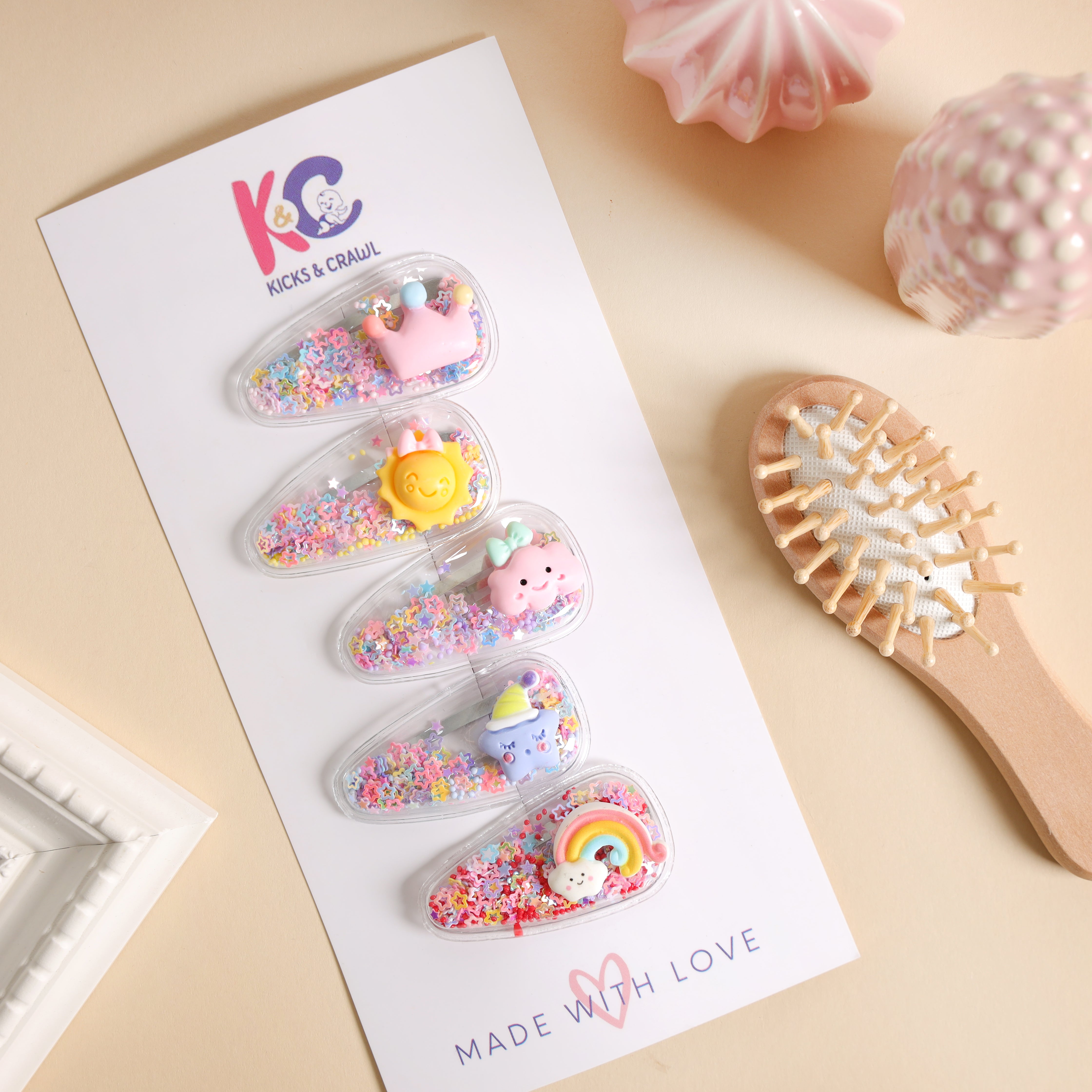 Rainbow Dreams Hair Clips