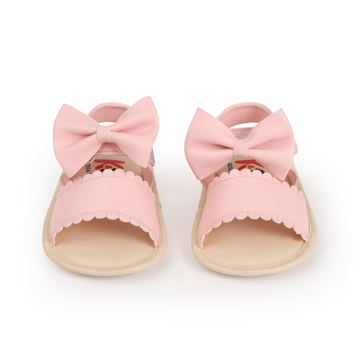 Pink Bow Sandals For Girls