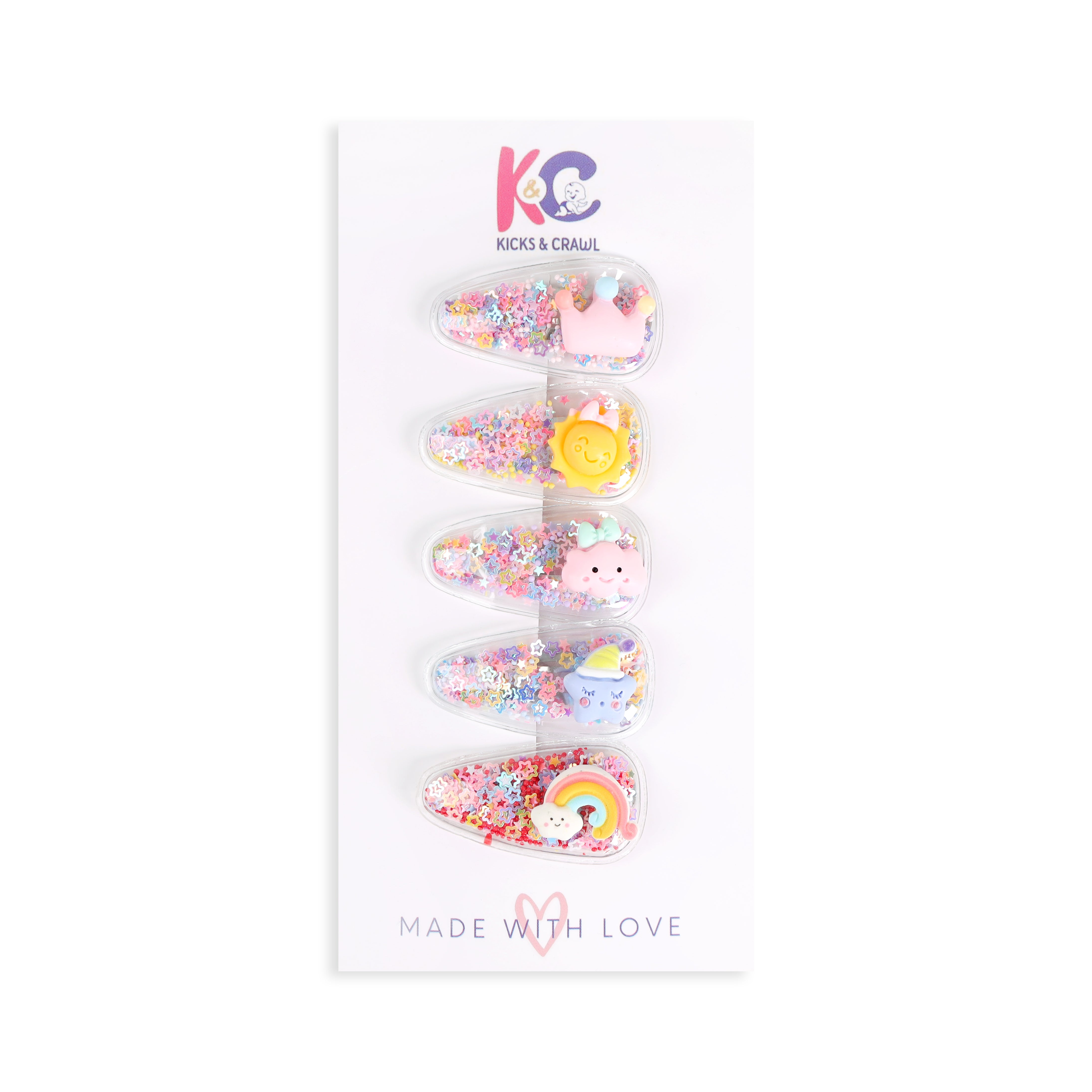 Rainbow Dreams Hair Clips
