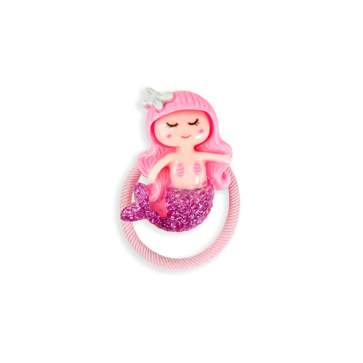 Coral Mermaid Rubberbands