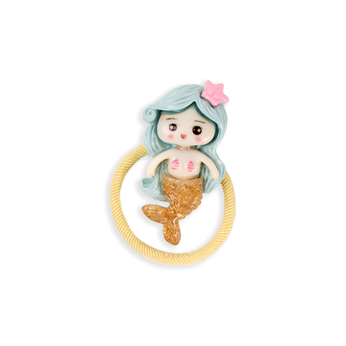 Coral Mermaid Rubberbands