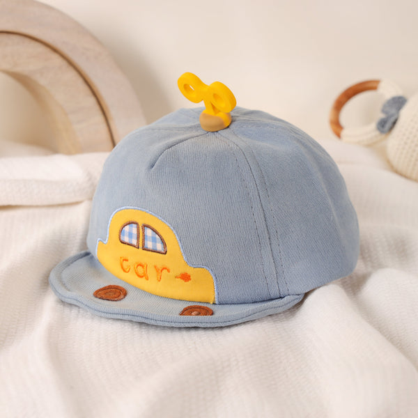 Vroom Car Blue Baby Cap