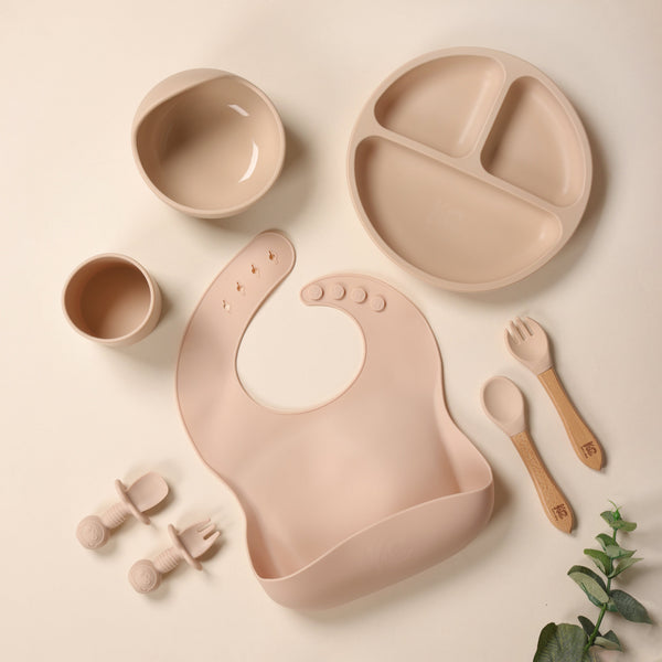 Cream MunchMate Baby Meal Set