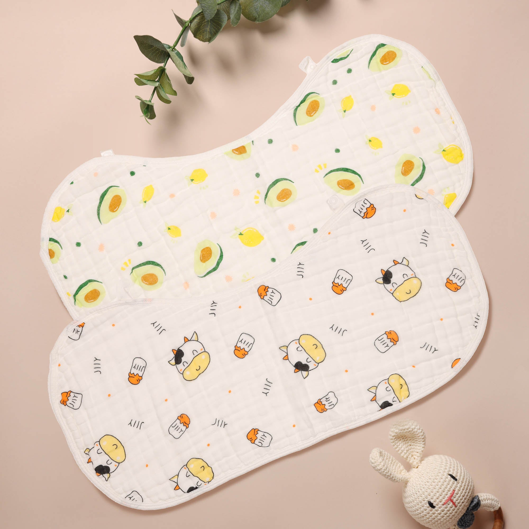 Moo & Munch- Burp Cloth