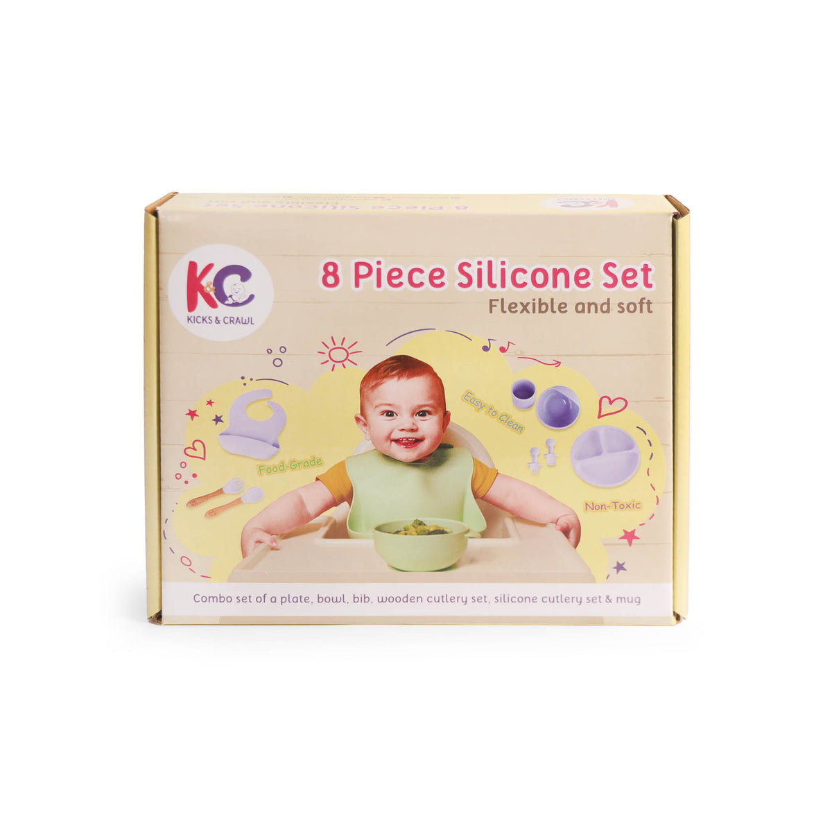 Blue MunchMate Baby Mealtime Set