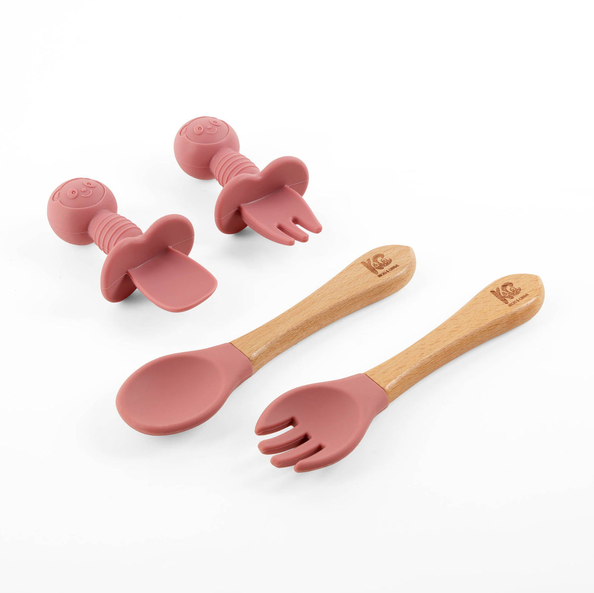 Pink MunchMate Baby Meal Set