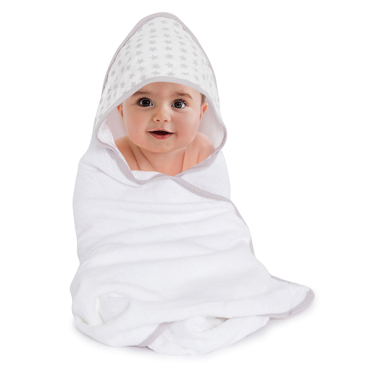 Star & Shine Baby Muslin Hooded Towel