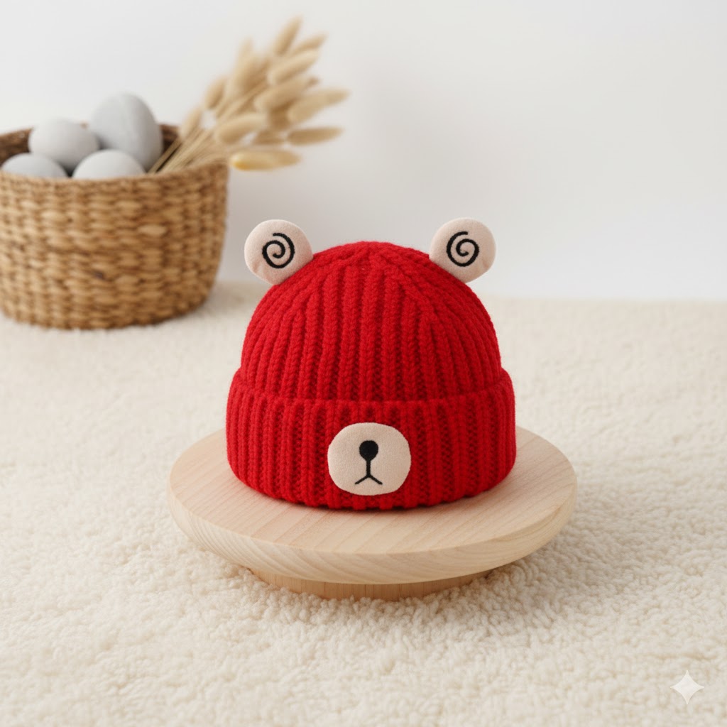 Tiny Cub Beanie - Red