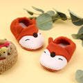 Red Foxy Crawls Elastic Baby Booties