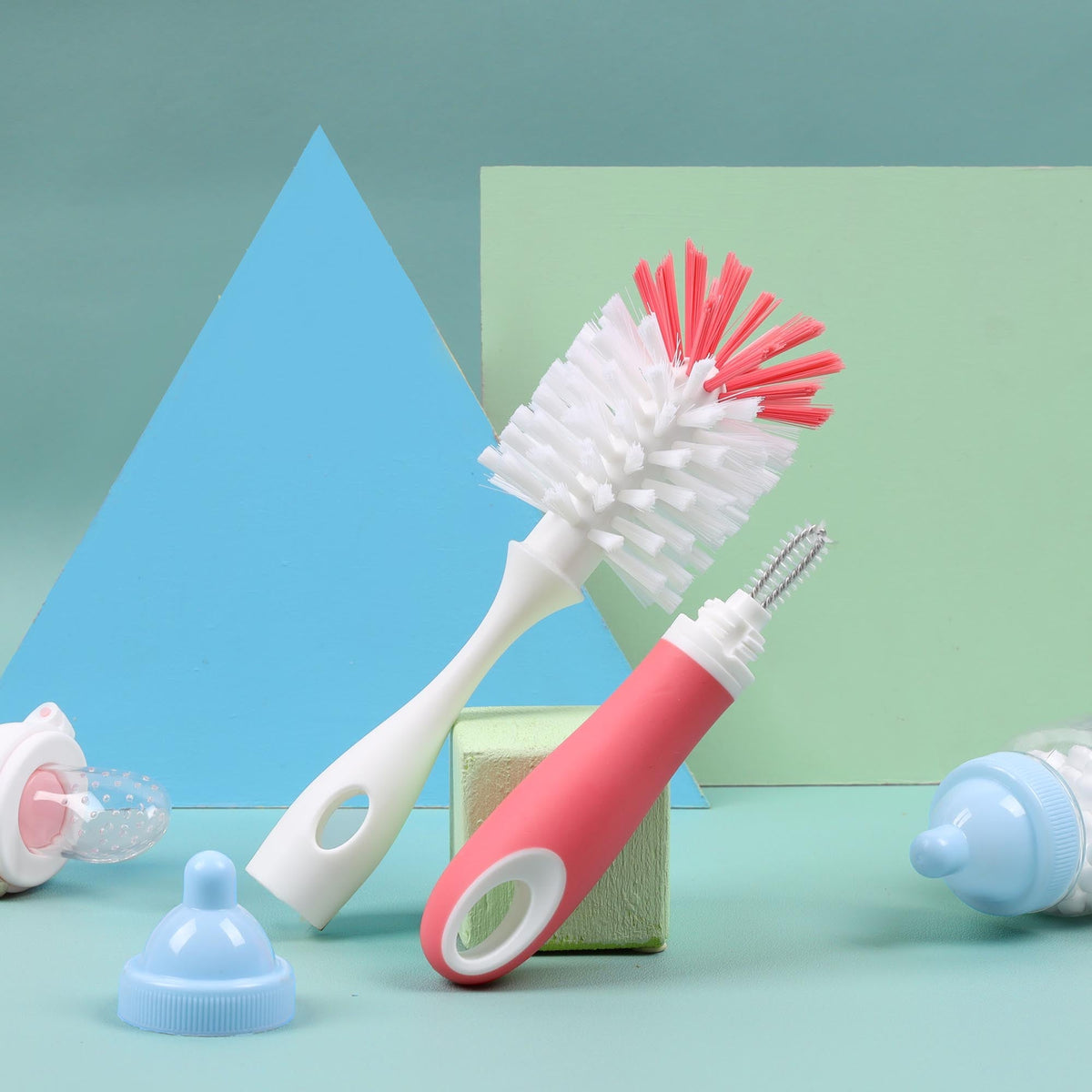 Smart & Clean Bottle Brush - Pink