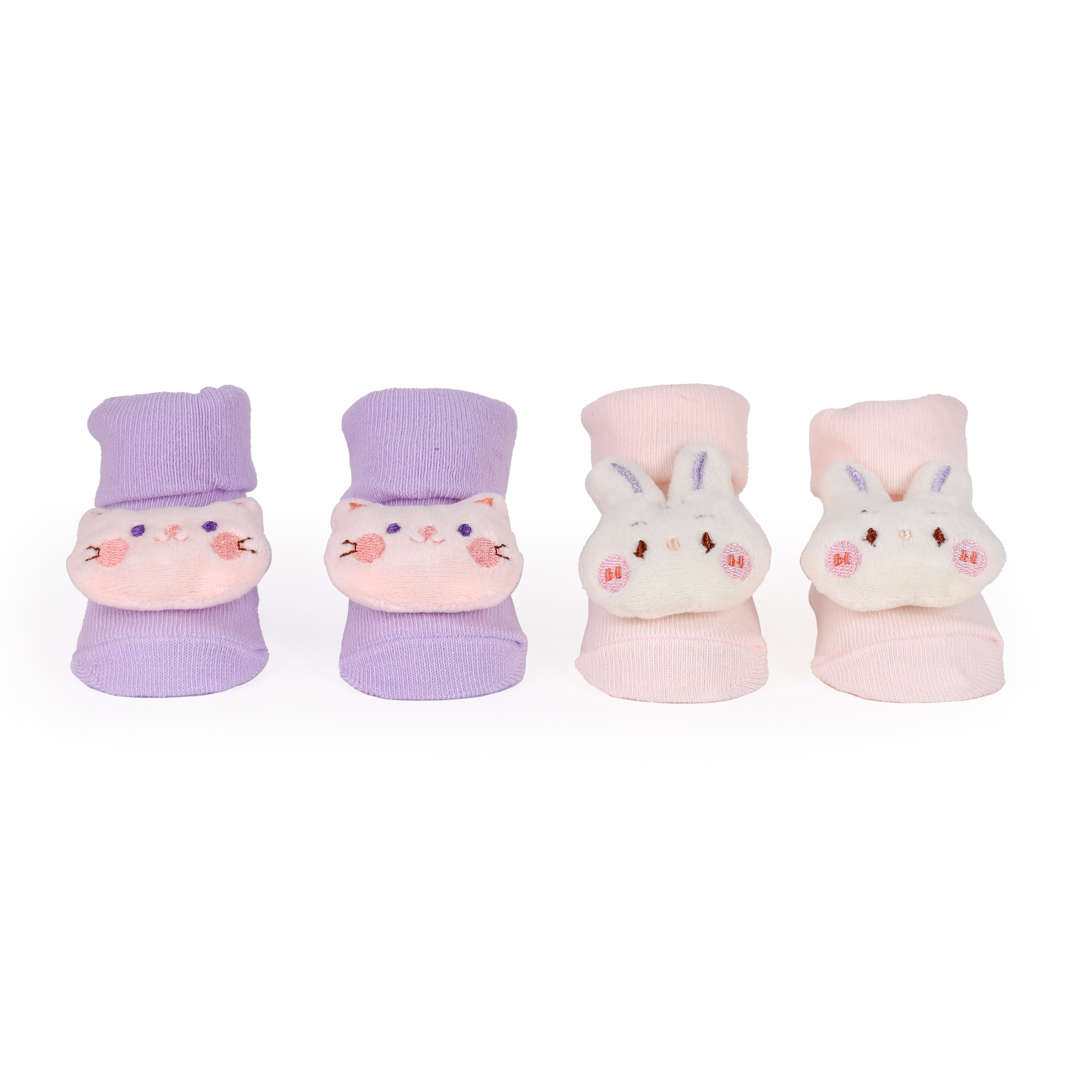Chubby Bunny 3D Baby Socks - Pack of 2
