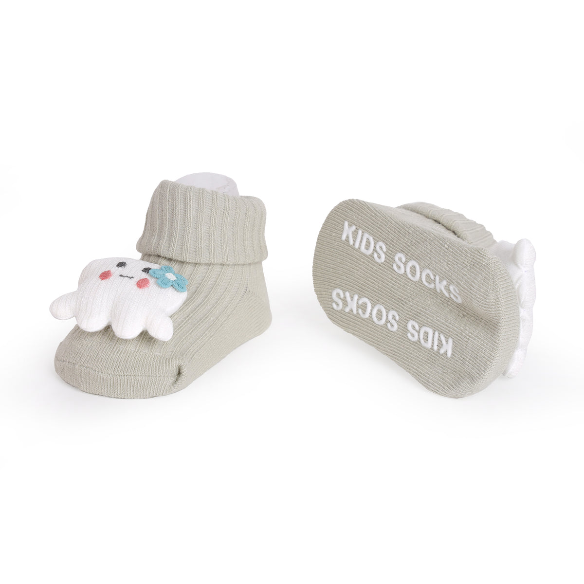 Sea Swirls 3D Baby Socks - Pack of 2