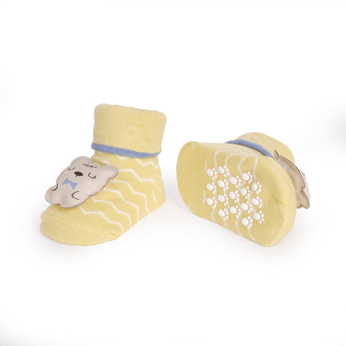 Wild Stripes 3D Baby Socks - Pack of 2