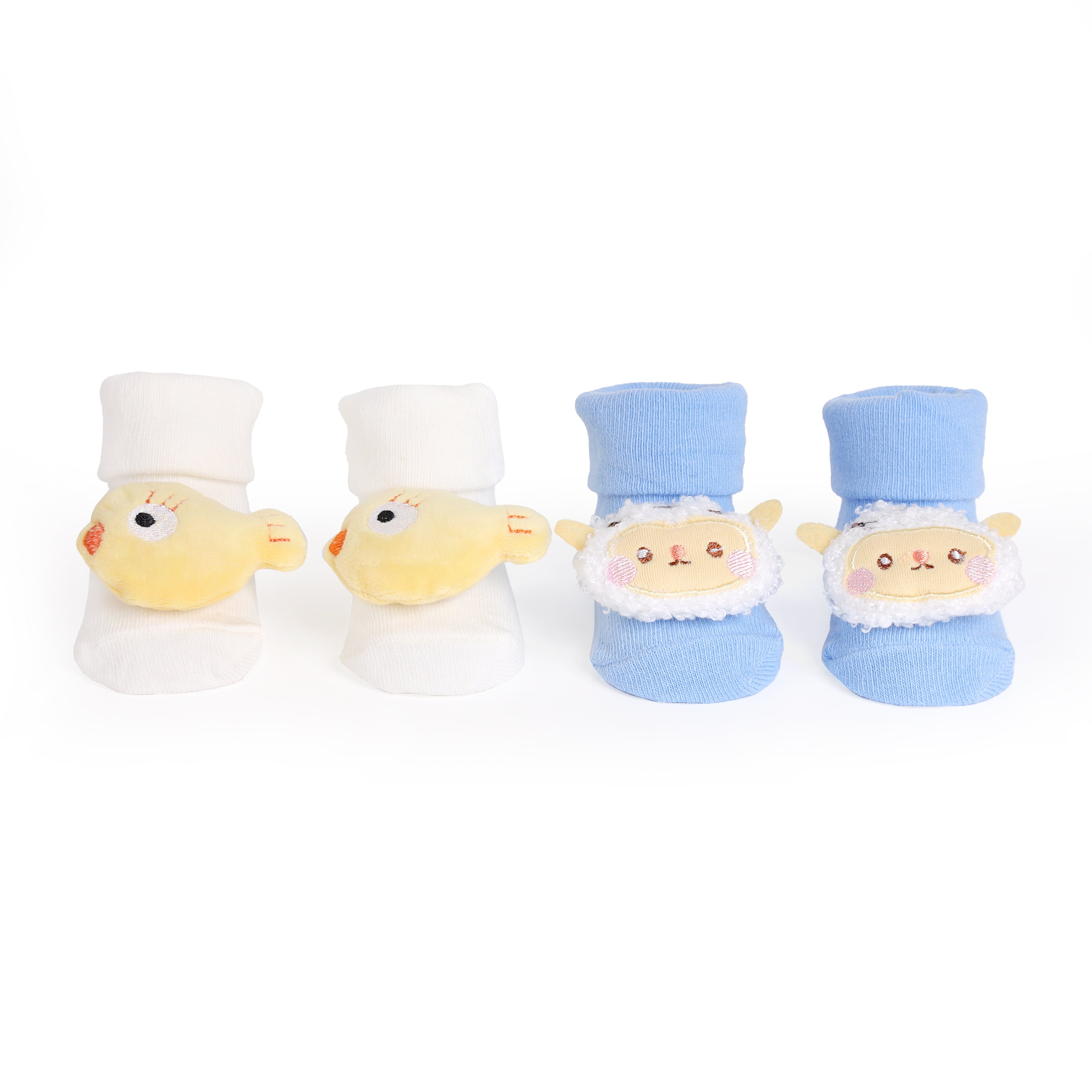 Squishy Fishy 3D Baby Socks - Pack of 2