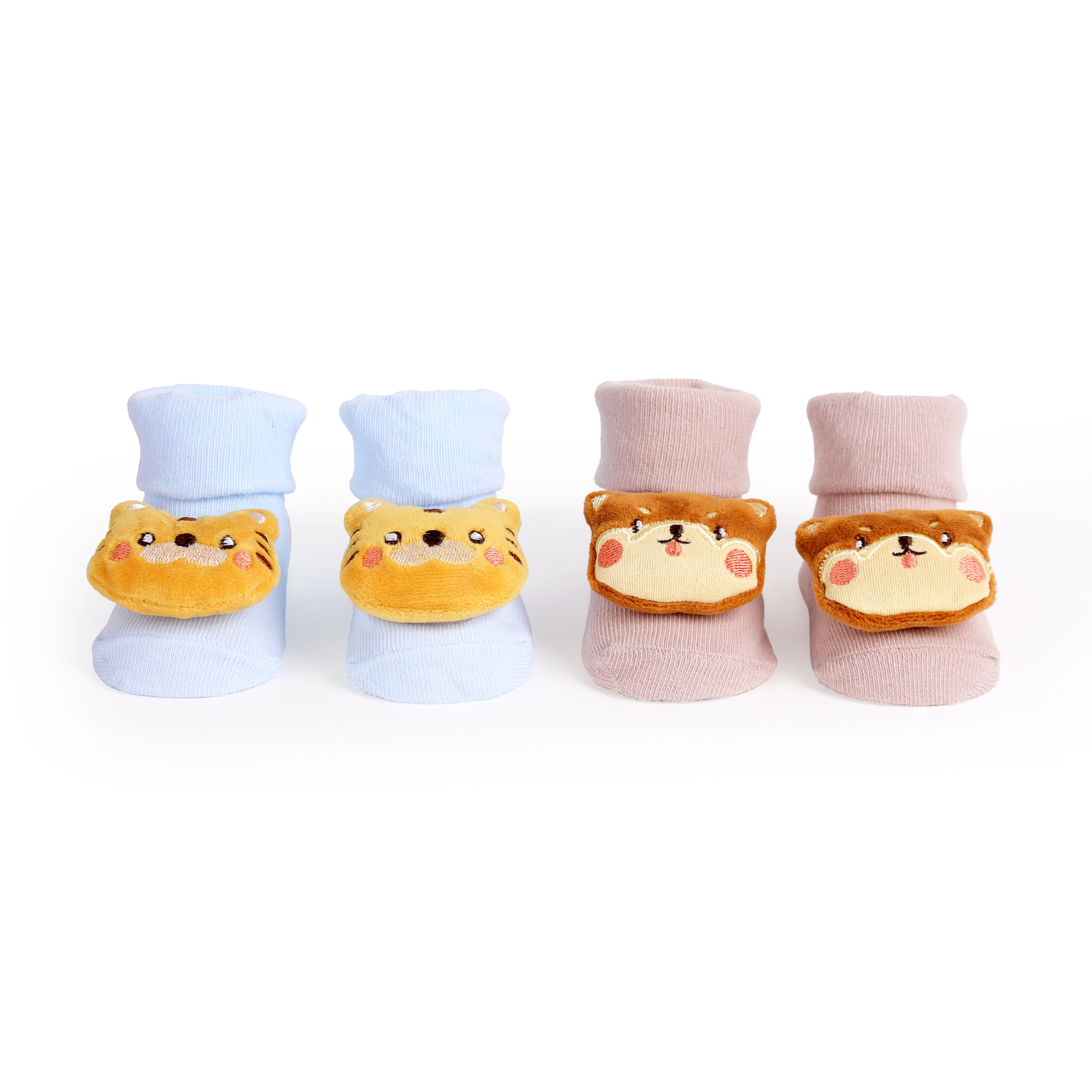 Mighty Forest Friends 3D Baby Socks - Pack of 2