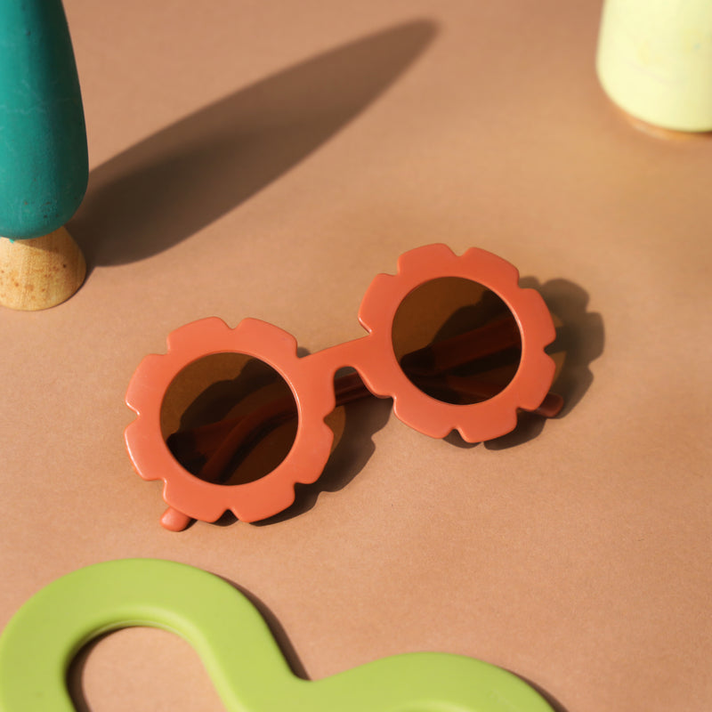 Petal Pops Sunglasses - Rust