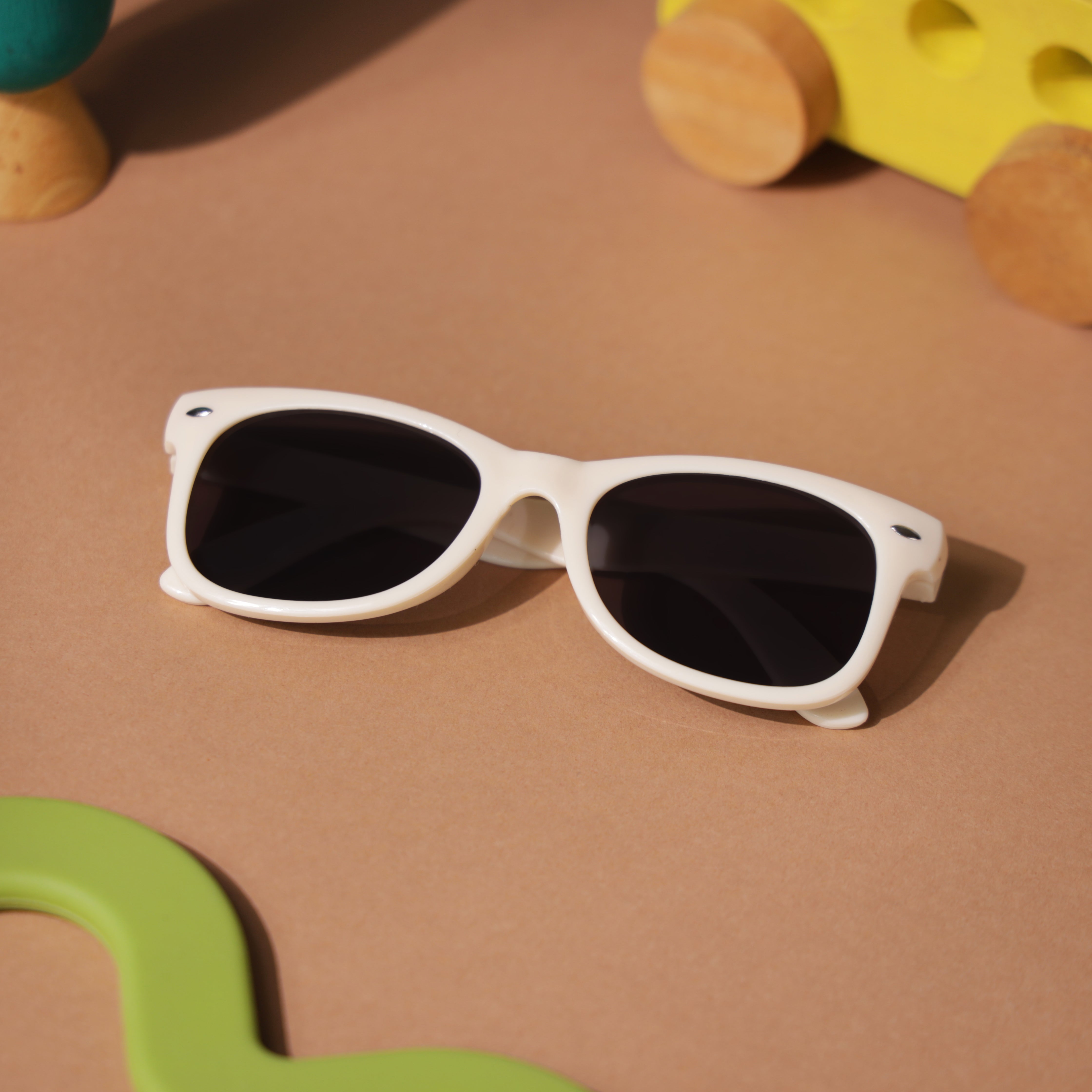 Sunny Square Sunglasses - White