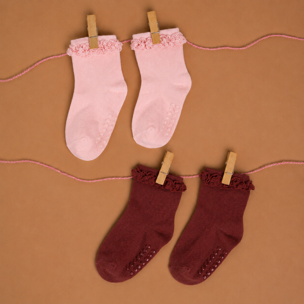Twirly Frill Baby Socks (Pack of 2)