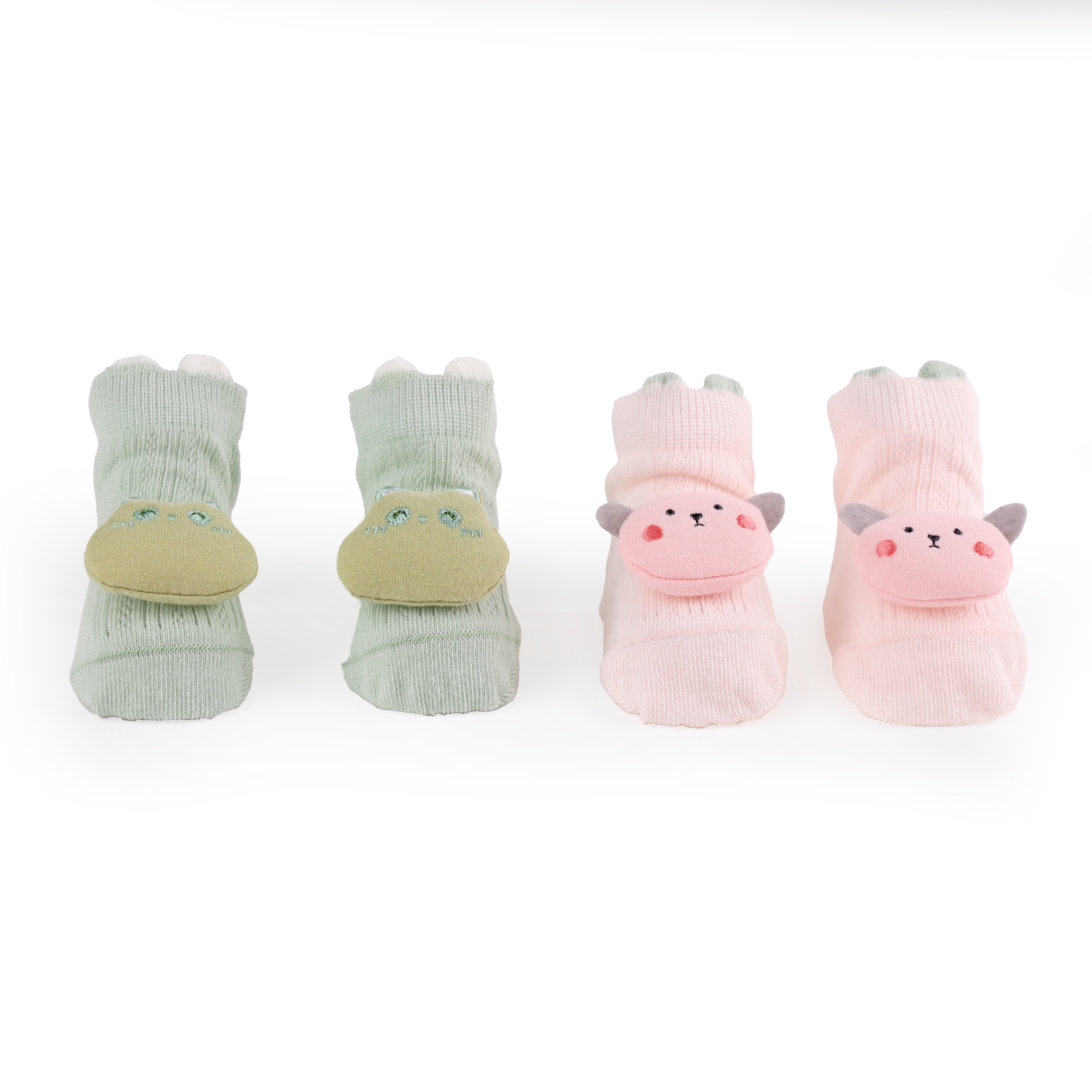 Froggy Friends 3D Baby Socks - Pack of 2