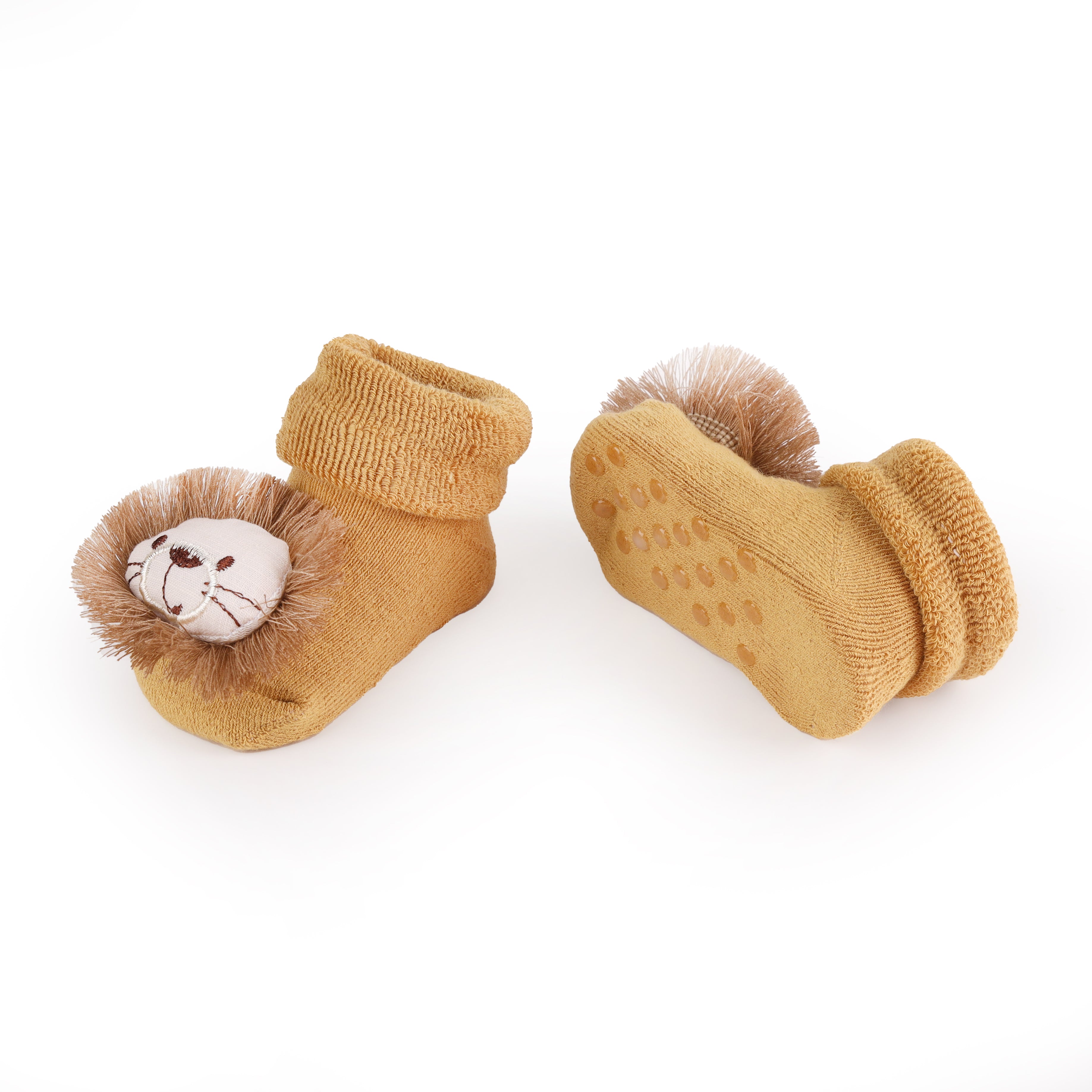 Star Lion Baby Socks - Pack of 2