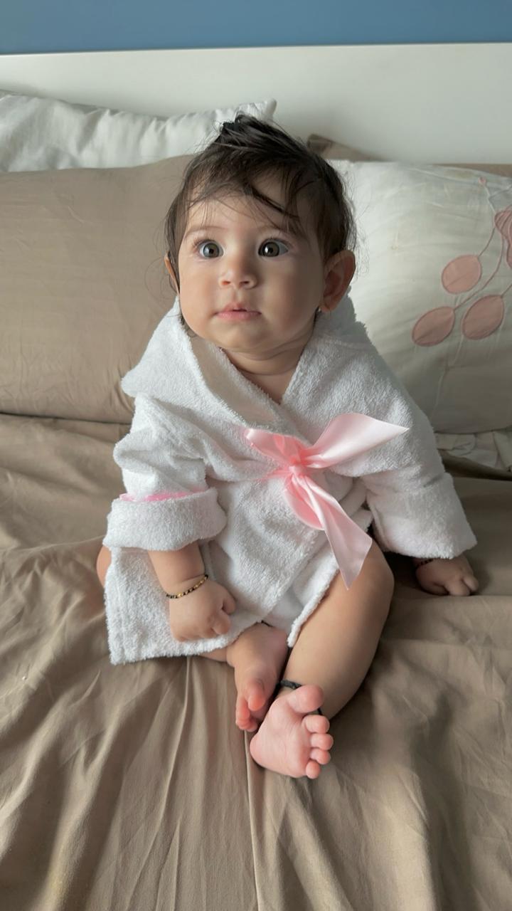 Lovely Princess Baby Bathrobe