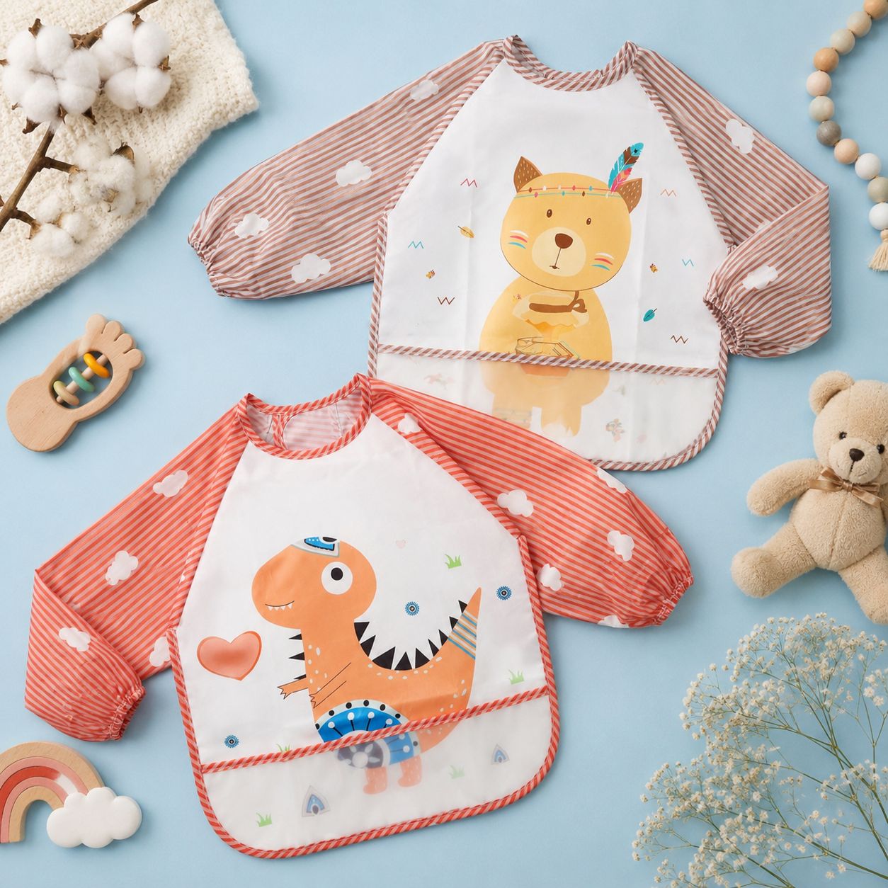 Animal Friends Full Bibs