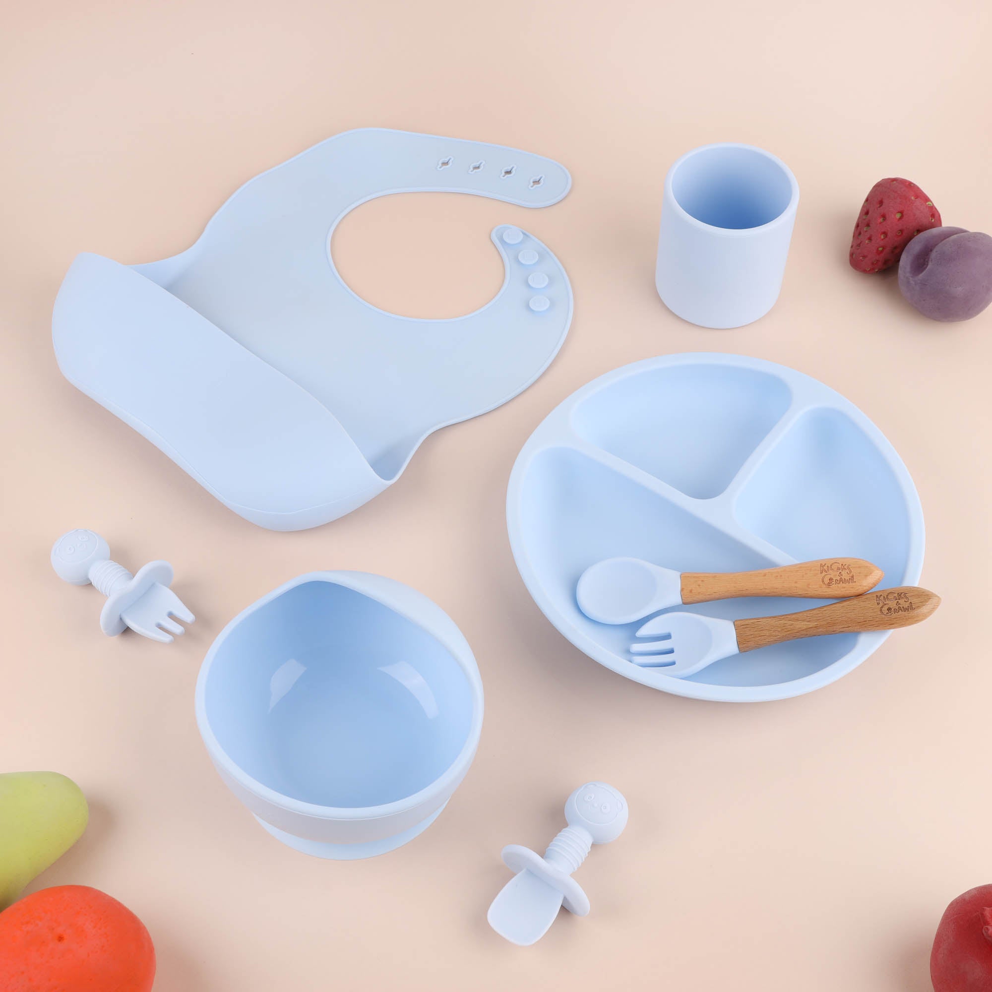 Baby Silicone Feeding Set