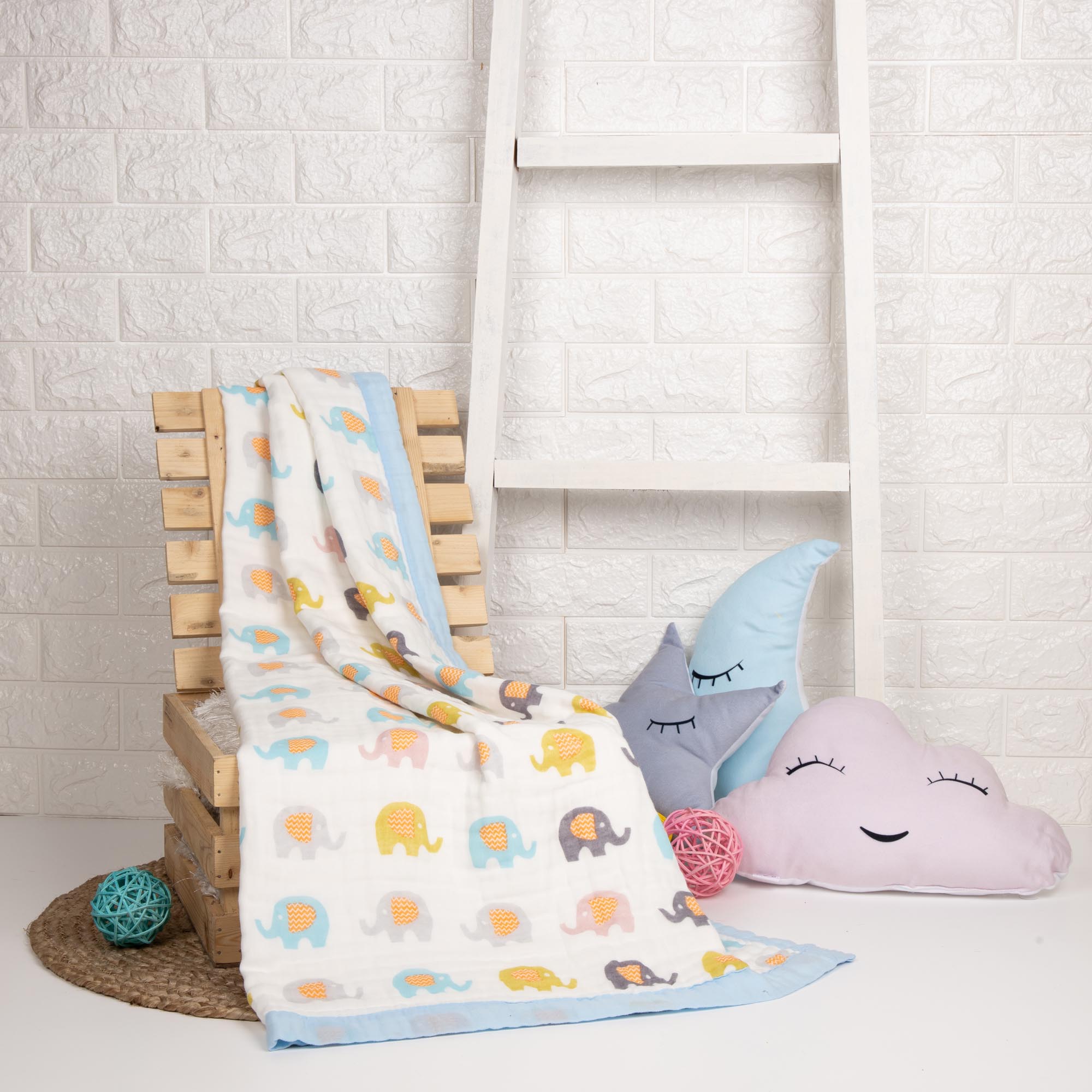 Buy Quilted Muslin Blanket